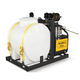 4000 PSI 4 GPM ZONSEN E-Start Engine Hot Water Pressure Washer Skid Mounted with 175 Gal Tank,  HPW40DT