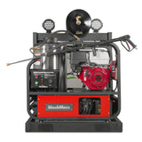 4000 PSI 4 GPM HONDA E-Start Engine Hot Water Pressure Washer Skid Mounted with 245 Gal Tank,  HPW40HBT