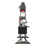 75 Ton H-Frame Electric Hydraulic Shop Press with Hand Winch, 110V Motor, Fully Welded Steel Frame, Safety Guard, HSP75E