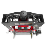 75 Ton H-Frame Electric Hydraulic Shop Press with Hand Winch, 110V Motor, Fully Welded Steel Frame, Safety Guard, HSP75E