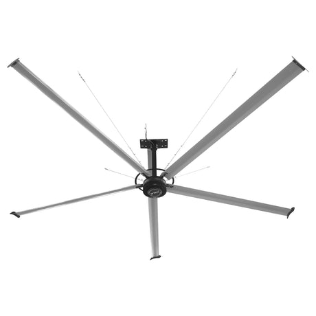 18FT HVLS Industrial Ceiling Fan 208-240V 1Ph - Energy Efficient Large Area Air Circulation for Fan Warehouses &