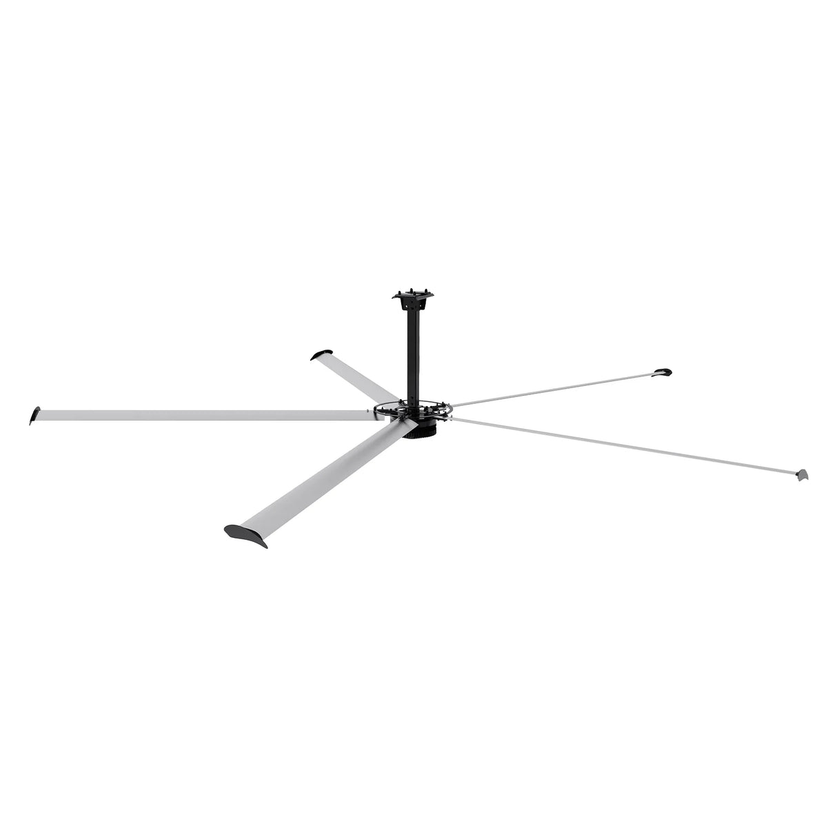 16FT HVLS Industrial Ceiling Fan 208-240V 3Ph - Energy Efficient Large Area Air Circulation for Fan Warehouses & Factories, 16FT3PH
