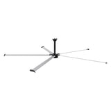 24FT HVLS Industrial Ceiling Fan 208-240V 3Ph - Energy Efficient Large Area Air Circulation for Fan Warehouses & Factories,  24FT3PH