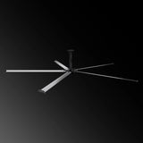 16FT HVLS Industrial Ceiling Fan 208-240V 1Ph - Energy Efficient Large Area Air Circulation for Fan Warehouses & Factories,  16FT1PH
