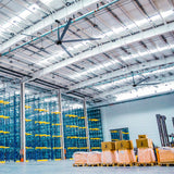 16FT HVLS Industrial Ceiling Fan 208-240V 1Ph - Energy Efficient Large Area Air Circulation for Fan Warehouses & Factories,  16FT1PH