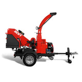 MechMaxx HONDA GX690 22HP 688cc Twin Cylinder Gasoline Engine Powered 7" Hydraulic Feeding Wood Chipper,  DCH7