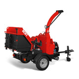 MechMaxx HONDA GX690 22HP 688cc Twin Cylinder Gasoline Engine Powered 7" Hydraulic Feeding Wood Chipper,  DCH7