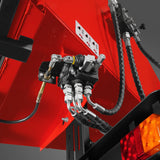 MechMaxx HONDA GX690 22HP 688cc Twin Cylinder Gasoline Engine Powered 7" Hydraulic Feeding Wood Chipper,  DCH7