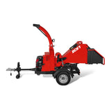 MechMaxx HONDA GX690 22HP 688cc Twin Cylinder Gasoline Engine Powered 7" Hydraulic Feeding Wood Chipper,  DCH7