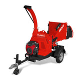 MechMaxx HONDA GX690 22HP 688cc Twin Cylinder Gasoline Engine Powered 7" Hydraulic Feeding Wood Chipper,  DCH7