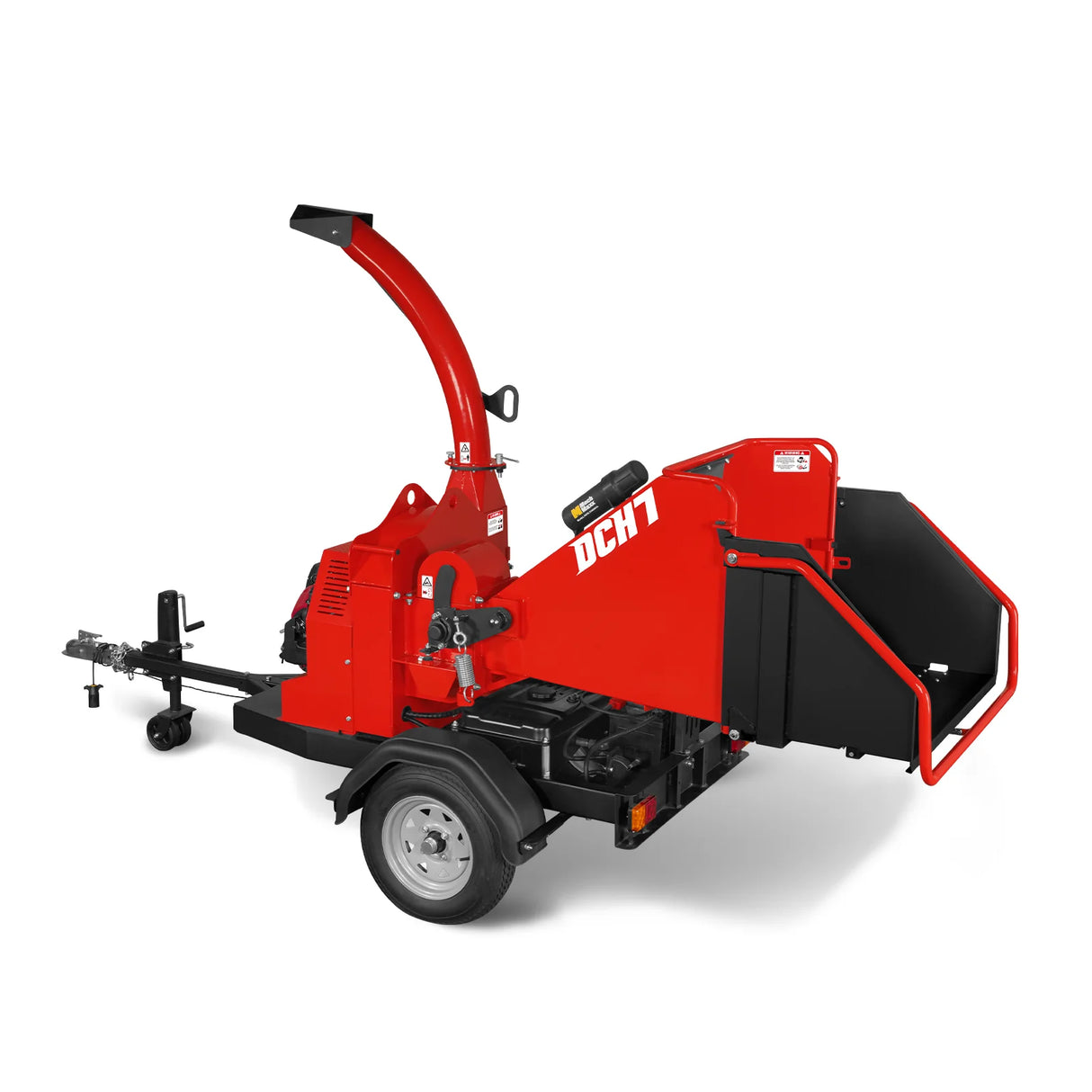 MechMaxx HONDA GX690 22HP 688cc Twin Cylinder Gasoline Engine Powered 7" Hydraulic Feeding Wood Chipper,  DCH7