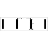 Newstripe NCAA Hash Mark Football Field Stencil