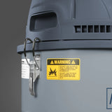 Industrial Wet/Dry Vacuum Cleaner with HEPA Filter Three Motor 3.3 HP 285 CFM 16 Gallon - 110V 1 Phase,  IVA3M