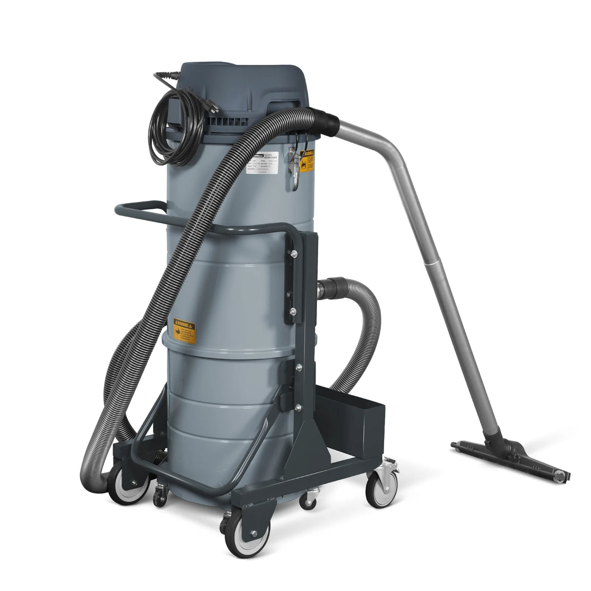 Industrial Wet/Dry Vacuum Cleaner with HEPA Filter Three Motor 3.3 HP 285 CFM 16 Gallon - 110V 1 Phase,  IVA3M