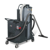 Industrial Wet/Dry Vacuum Cleaner with HEPA Filter Continuous Duty 8.6 HP 364 CFM 26.4 Gallon - 230V 3Phase,  IVB230
