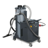 Industrial Wet/Dry Vacuum Cleaner with HEPA Filter Continuous Duty 8.6 HP 364 CFM 26.4 Gallon - 230V 3Phase,  IVB230