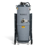 Industrial Wet/Dry Vacuum Cleaner with HEPA Filter Continuous Duty 8.6 HP 364 CFM 26.4 Gallon - 480V 3Phase,  IVB480