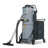 Industrial Wet/Dry Vacuum Cleaner with HEPA Filter Continuous Duty 8.6 HP 364 CFM 26.4 Gallon - 230V 3Phase,  IVB230
