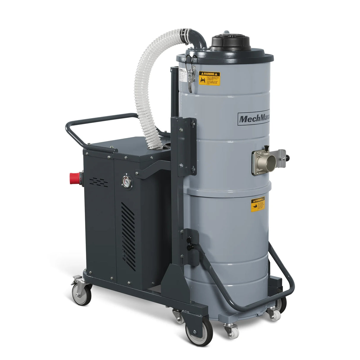 Industrial Wet/Dry Vacuum Cleaner with HEPA Filter Continuous Duty 8.6 HP 364 CFM 26.4 Gallon - 480V 3Phase,  IVB480