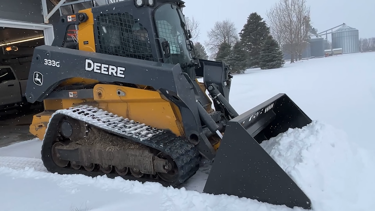 Ignite Attachments 84 in Skid Steer Light Material Snow Bucket