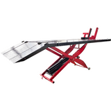 Katool KT-MOTO100LT motorcycle lift with loading ramp