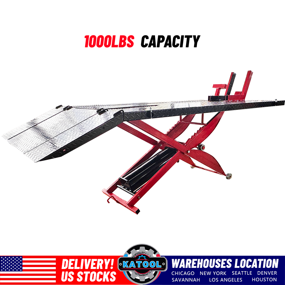 Katool KT-MOTO100LT motorcycle lift 1,000 lb capacity detail