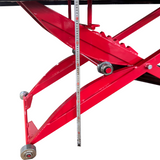 Katool KT-MOTO100LT motorcycle lift underside hydraulic cylinder