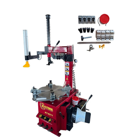 Katool KT-8211 tire changer rotatable mounting head detail