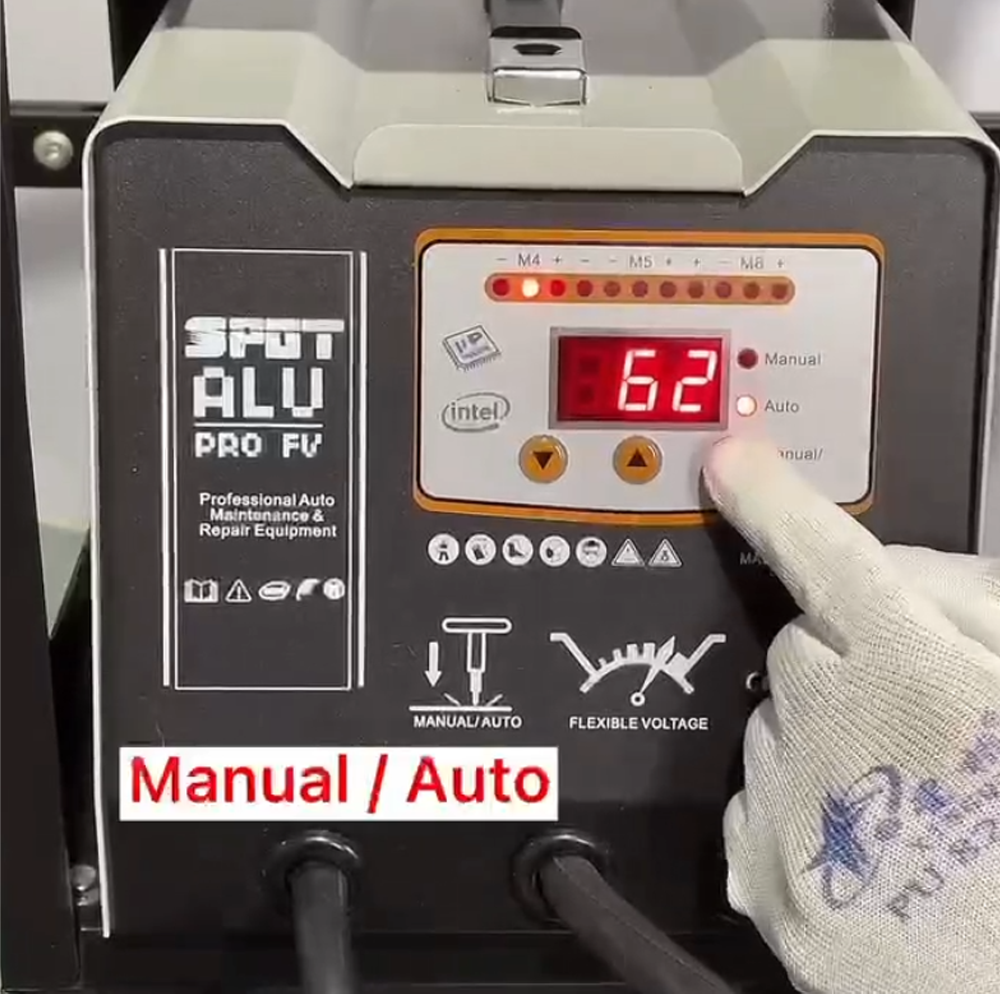 Katool 99ES control panel showing auto and manual mode selection
