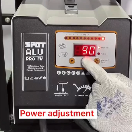 Katool 99ES control panel power and welding time adjustment