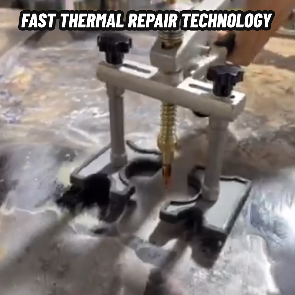 Katool 99ES fast thermal panel repair in use