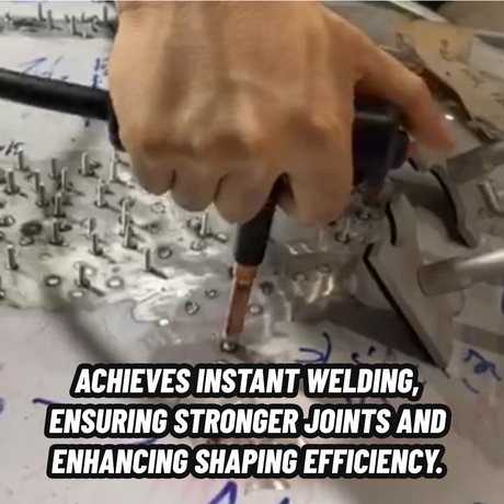 Katool 99ES instant stud welding in use on a vehicle panel