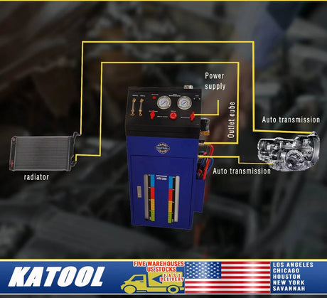 Katool KT-ATF fluid exchange system diagram