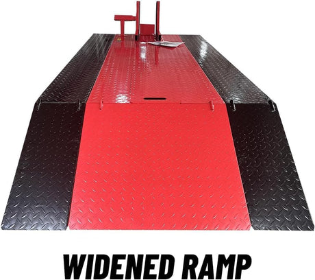 Katool KT-MOTO150LT motorcycle lift with loading ramp