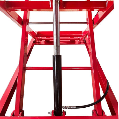 Katool KT-MOTO150LT 1,500 lb motorcycle lift in use