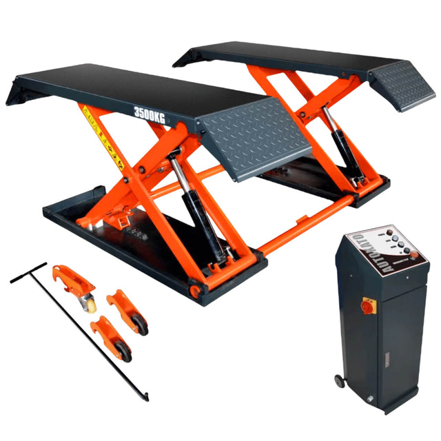 Katool KT-X80 8,000 lb pneumatic mid-rise scissor lift