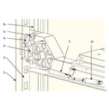 Katool KT-4H150 15,000 lb 4-Post Alignment Lift (RJ-60 Rolling Jack Included)