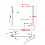 Katool KT-H105 10,000lbs Two Post Lift