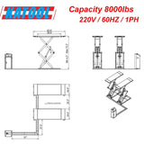 Katool KT-X95 Full Rise Scissor Lift