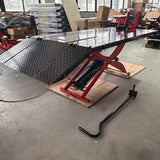 Katool KT-MOTO100LT 1,000 lb motorcycle lift in workshop
