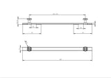 Katool KT-XS1 scissor lift support bar kit diagram