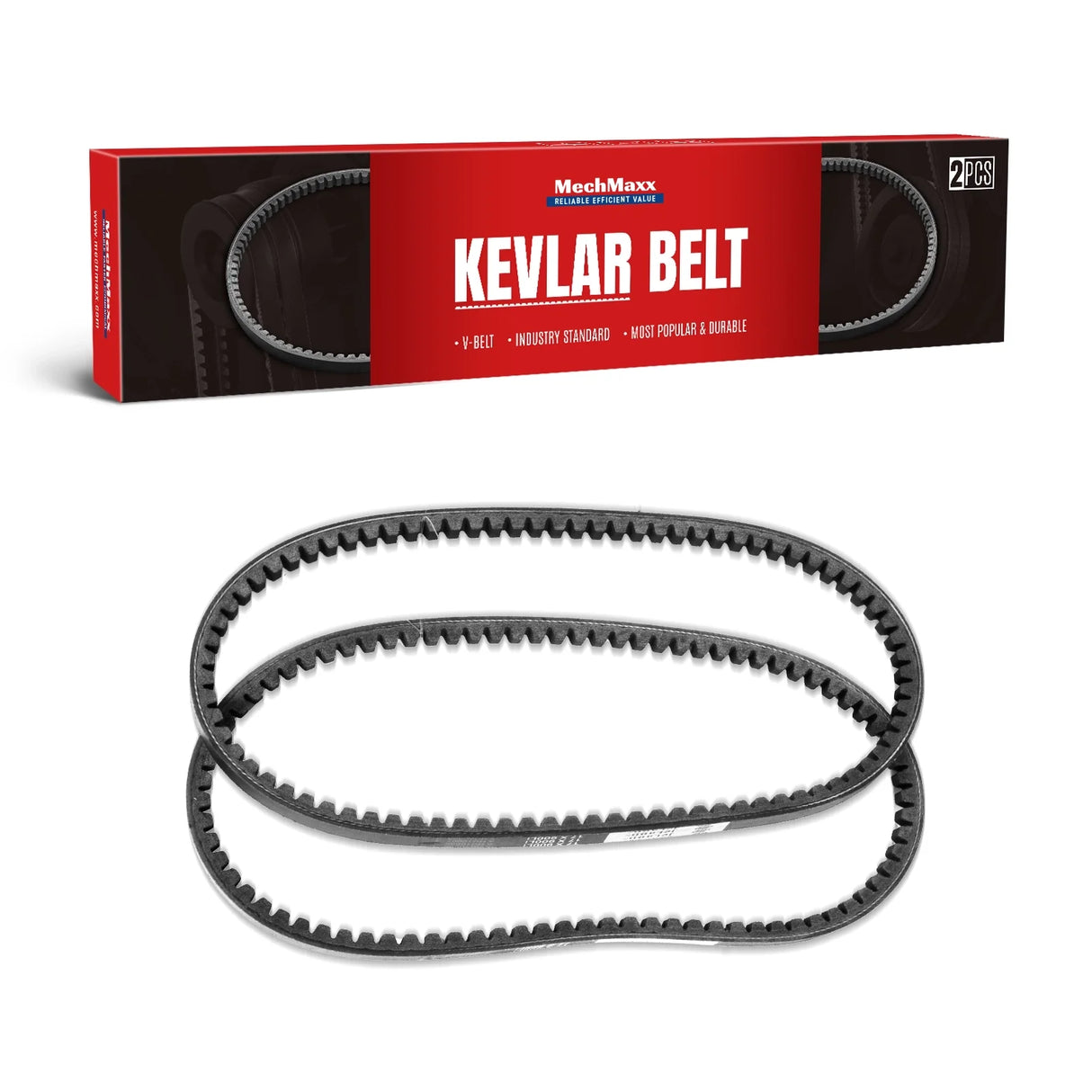 MechMaxx ( 1 Pack / 2 Pcs ) Kevlar V-Belts for Wood Chipper P4205, 17*900Li  (SKU: 110601; 110602）