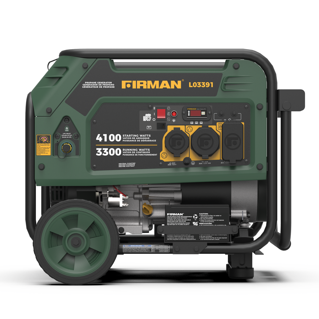 LPG Portable Generator 4100W Electric Start