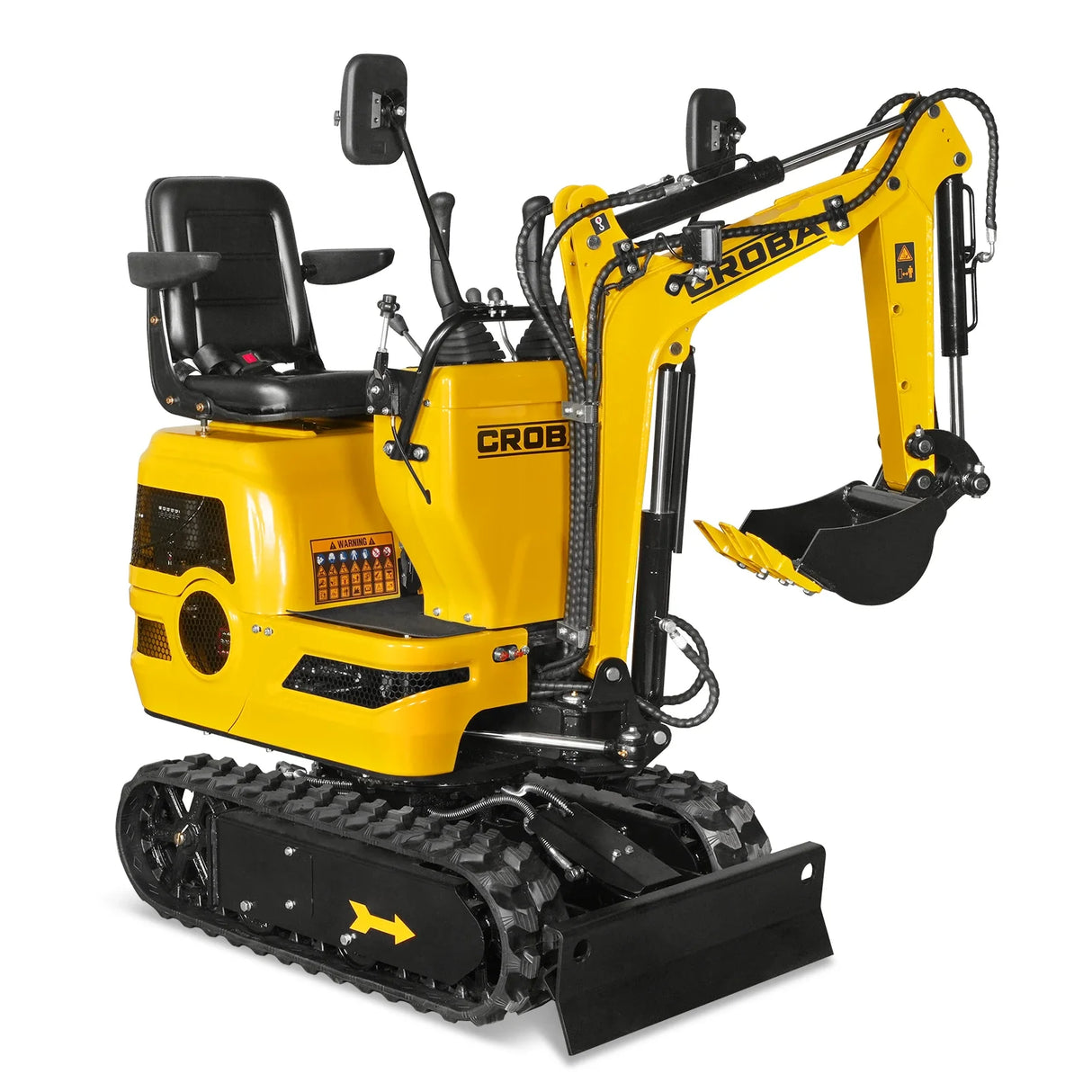 Mini Compact Excavator Loncin 300cc 9hp Engine, 43.3" Max. Digging Depth, 1345 LBS Operating Weight, MEC06