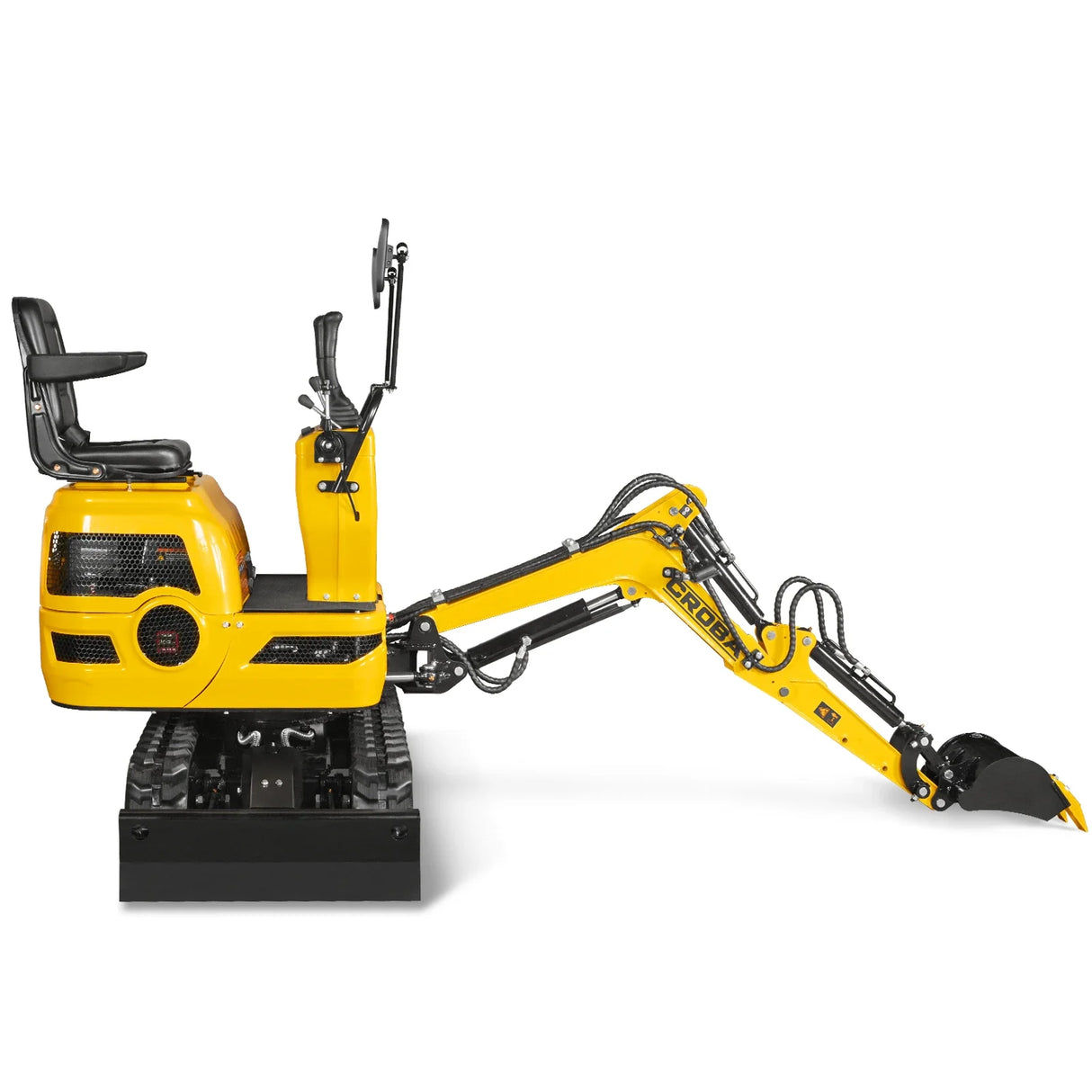 Mini Compact Excavator Loncin 300cc 9hp Engine, 43.3" Max. Digging Depth, 1345 LBS Operating Weight, MEC06