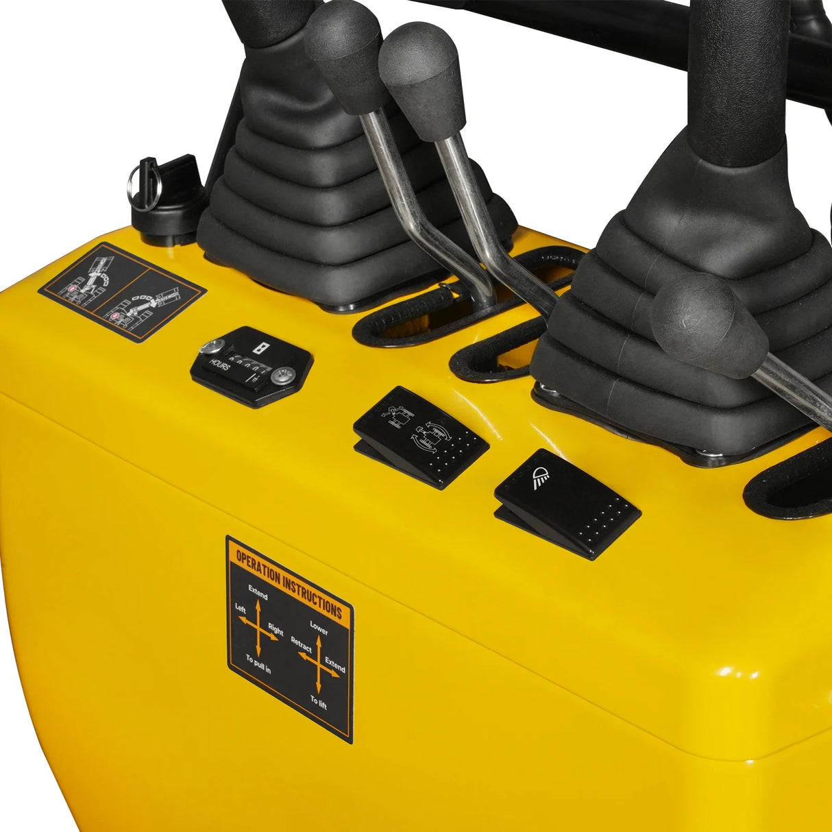 Mini Compact Excavator Loncin 300cc 9hp Engine, 43.3" Max. Digging Depth, 1345 LBS Operating Weight, MEC06