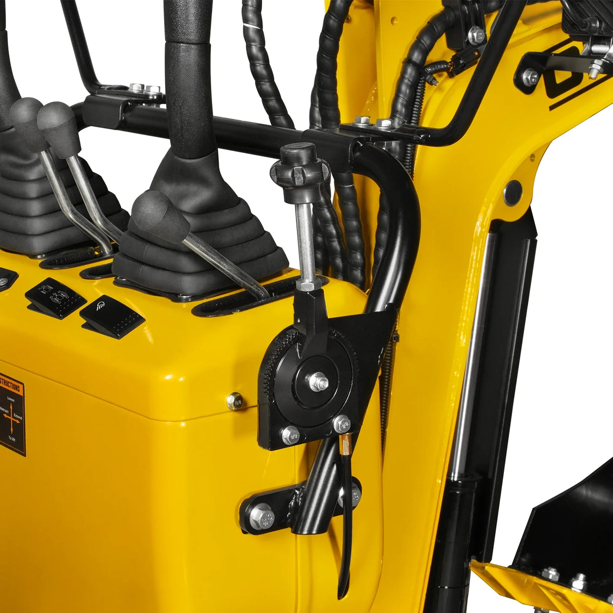 Mini Compact Excavator Loncin 300cc 9hp Engine, 43.3" Max. Digging Depth, 1345 LBS Operating Weight, MEC06