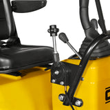 Mini Compact Excavator Loncin 300cc 9hp Engine, 43.3" Max. Digging Depth, 1345 LBS Operating Weight, MEC06
