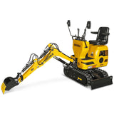 Mini Compact Excavator Loncin 300cc 9hp Engine, 43.3" Max. Digging Depth, 1345 LBS Operating Weight, MEC06