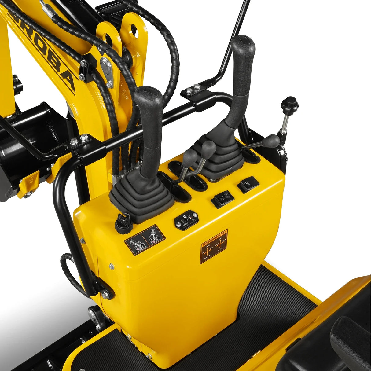 Mini Compact Excavator Loncin 300cc 9hp Engine, 43.3" Max. Digging Depth, 1345 LBS Operating Weight, MEC06